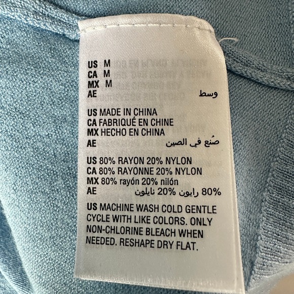 Style & Co‎ Turtleneck Sweater Top Blue Soft Knit  Pullover Medium Minimalist - Picture 6 of 12